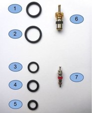 Inflator Revisions-Kit, AQUALUNG / SEAQUEST Powerline, Ventile, O-Ringe