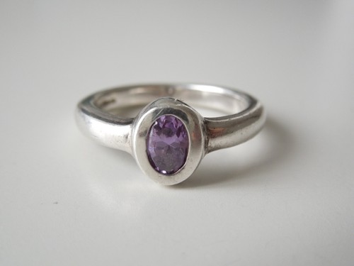 925 silber ring farbstein - 925,