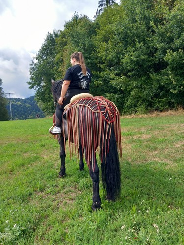 Fransenausreitdecke 155