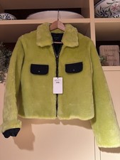 GUESS Damen Kunstfell Jacke