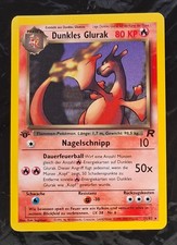 Pokemon Karte - Dunkles Glurak