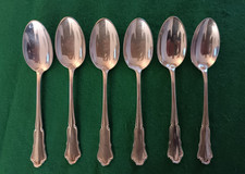 Wilkens Dresdner Barock, 6 Teelöffel, 800er Silber, 14,5cm