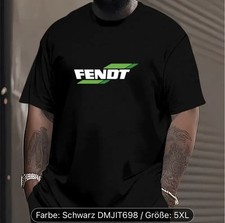 Fendt T-Shirt Herren 5  Xl, Schwarz🍀😊