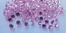150 Cubic Zirkonia Rund / Pink
