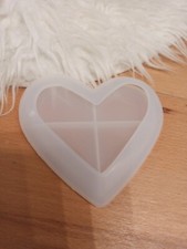 Silikonform Herz Schale