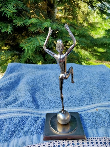 Edelstahl figur mädchen auf - mädchen,