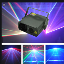 HIGH POWER BRIGHT 350mw Disco Vollfarblaser Beleuchtungssystem Nachtclub Zuhause