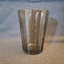 Josef Hoffmann - Haida / Moser ? Glas Vase im  Art Deco - 16 cm Groß