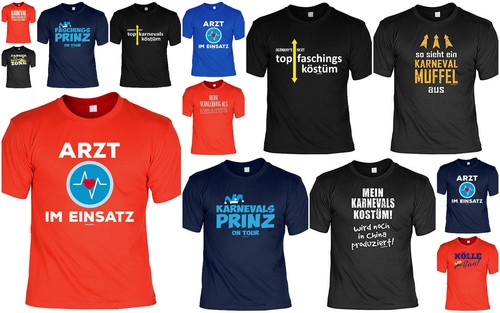 Lustige karneval shirts - lustige, t-shirts