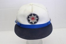 Türkei Polizei Basecap weiss blaues Band Leder oder Kunstleder Größe einstellbar