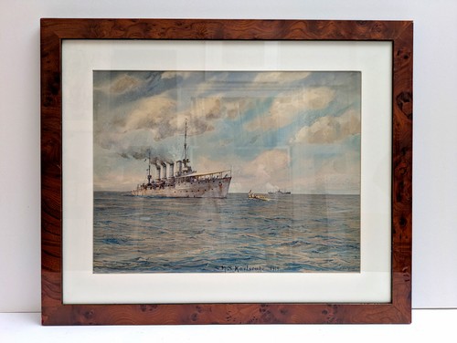 Karlsruhe 1914 aquarell - karlsruhe,