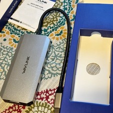 WAVLINK USB C Laptop-Dockingstation 7-IN-1 für vier Monitore Multiport Adapter