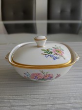 Porzellan Deckeldose Zuckerdose, Krautheim Porzellan