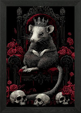 Opossum König auf Thron