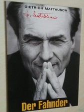 DIETRICH MATTAUSCH - DER FAHNDER - ORIG. AUTOGRAMMKARTE - SIGNED!