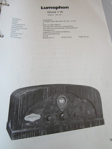 Schaltplan radio lumophon - radio,