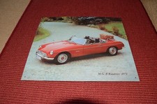 Tolles Blechschild Oldtimer MG