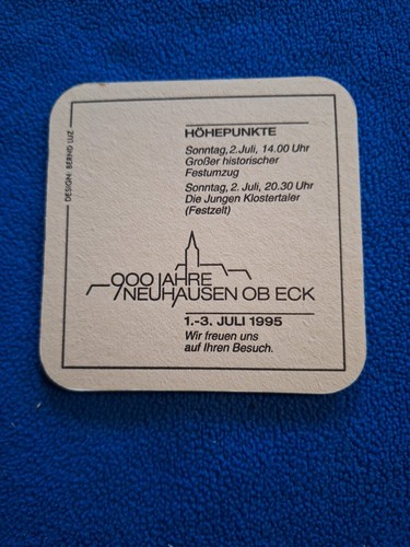 Bierdeckel 1995 neuhausen - 1995, ob