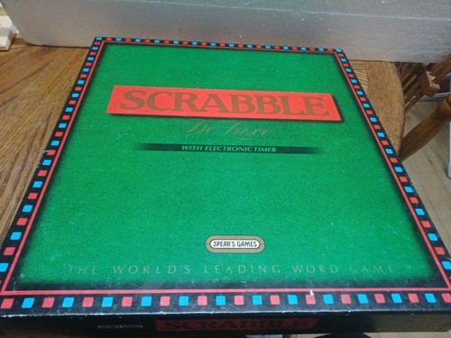 Vintage scrabble deluxe - deluxe, 1988