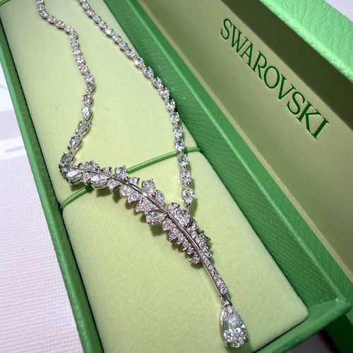 Swarovski schöne federkette - swarovski,