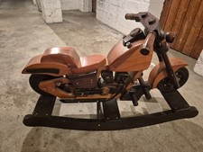 Vintage Holz Motorrad Wippe l Graffelkreisel Freising ?? 94 cm x 62 cm x 42 cm