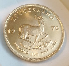 1976 GOLD SOUTH AFRICA PROOF KRUGERRAND 1oz Münze Wertanlage 999 Nachlass Lot 
