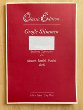 KLAVIERAUSZUG SOPRAN + MEZZOSOPRAN: OPERNARIEN - MOZART, ROSSINI, PUCCINI, VERDI