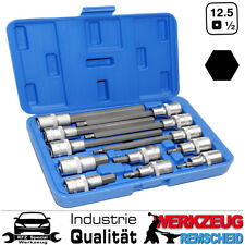 12-tlg Innensechskant 1/2" Stecknuss Satz 4 5 6 8 10 12 mm Für Inbus Schraube