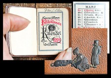 1908 Miniaturbuch hübscher