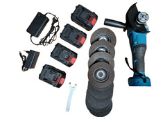 XXL Set Winkeltrennschleifer  + 4x Akku 5,5Ah 125MM Schleifmaschine