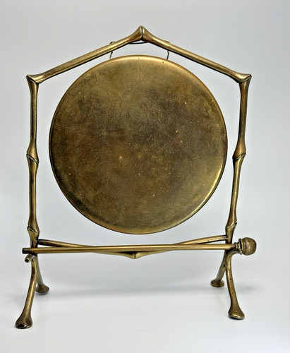 Dinner gong antik messing faux - gong,