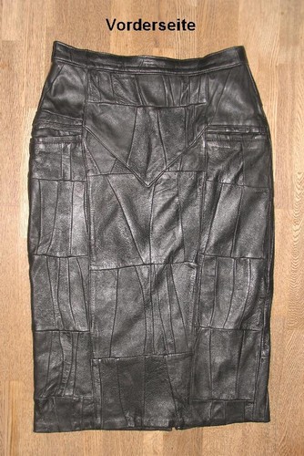 Gut knielanger lederrock - gut,