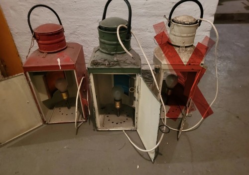 Antike schiffslampe - antike,