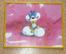 Diddle- Bild im Rahmen  ~ Wandrahmen ~ 23x29 cm