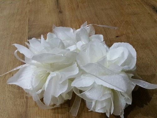 Organza blüte rosenkugel - organza,