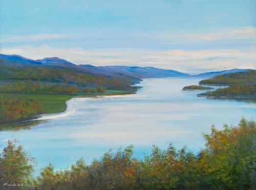 Queen view loch - loch, tummel