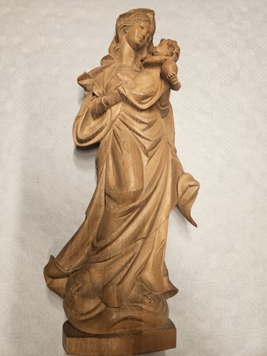 Holz skulptur figur - skulptur,