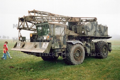 Lkw foto kranwagen grün 814 - foto,