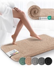 Badematte Badvorleger Hochflor Badteppich Duschvorleger Badeteppich Rutschfest