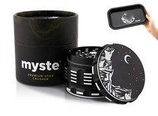 MYSTE Grinder 63mm groß, mit verbesserten schärfsten Zähnen, 4 Stück Mühle