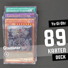 Yugioh! - Gladiatorungeheuer Deck - Spielbereit - mit Augustus - Deutsch! ?️?