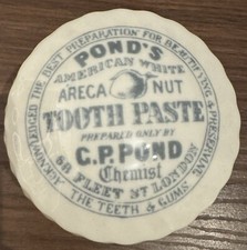 Porzellan zahnpasta dose - porzellan, zahnpasta-dose