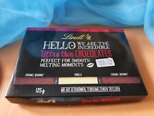 Alte Verpackung/Pralinenschachtel Lindt & Sprüngli "HELLO" Chocolade Sammler RAR