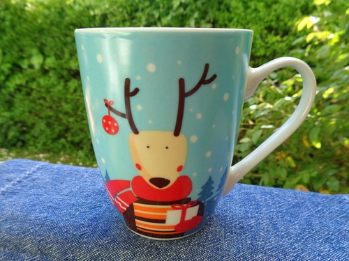 Rentier weihnachtstasse - rentier,