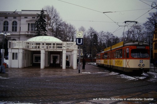 Dia triebwagen straßenbahn - dia,