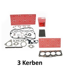 Dichtsatz Zylinderkopf+Schrauben 3 Kerben für VW 2.0 TDI CEG CAG 220.190 189.380