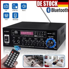 3000W HiFi Verstärker Bluetooth Party Musik Equipment AUX Anlage Stereo Audio DE