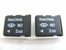 2 X 2GB Memory Stick Micro M2 Card ( 2 x 2 GB MS Micro M2  ) SanDisk gebraucht