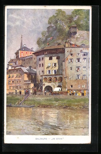 Künstler edward theodore - künstler-ak,