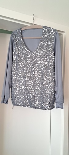 Designer damenbluse grau - designer,